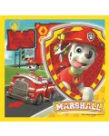 Puzzle Trefl 3 in 1 - Marshall, Rabble si Chase, Paw Patrol - 3t