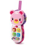 Jucarie pentru copii Vtech - Telefon ursulet roz - 2t