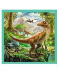 Puzzle Trefl 3 in 1 - Lumea dinozaurilor - 2t