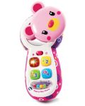 Jucarie pentru copii Vtech - Telefon ursulet roz - 4t