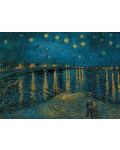 Puzzle Clementoni de 1000 piese - Noapte instelata peste Ron, Vincent van Gogh - 2t