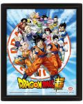 Poster 3D cu rama Pyramid Animation: Dragon Ball Super - Goku and the Z Fighters - 1t