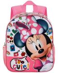 Ghiozdan 3D pentru grădiniță  Karactemania Minnie - Too Cute - 2t