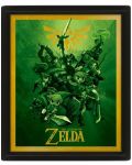 Poster 3D cu rama Pyramid Games: The Legend of Zelda - Link - 1t