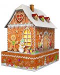 Puzzle 3D Ravensburger de 216 piese - Gingerbread House - 2t