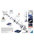 Ravensburger Puzzle 3D de 440 de piese - Racheta Apollo Saturn V - 3t