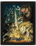 Poster 3D cu ramă  Pyramid Animation: Attack on Titan - Special Ops Squad Vs Titans - 1t