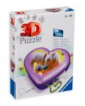 Puzzle 3D din 54 de piese Ravensburger - Cutie de bijuterii, inimă - 1t