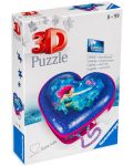 Puzzle 3D de 54 de piese Ravensburger - Sirenă, cutie de bijuterii - 1t