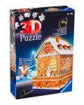 Puzzle 3D Ravensburger de 216 piese - Gingerbread House - 1t