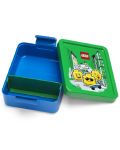 Set sticla si cutie pentru mancare Lego Iconic Lunch - Albastru - 2t