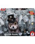 Puzzle Schmidt de1000 piese - Markus Binz Steampunk Wolf - 1t