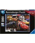 Puzzle Ravensburger de 100 XXL piese - Concurenti cu namol, Masini - 1t