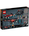 Constructor Lego Technic - Camion si motocicleta pentru cascadorii (42106) - 3t