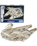 Puzzle 4D Spin Master 223 piese - Star Wars: Millennium Falcon - 2t