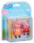 Set de figurine Peppa Pig - 2 figurine cu decor, asortiment - 5t