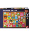 Puzzle Schmidt de 500 piese - Bufnite - 1t