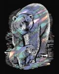 Set creativ pentru gravura KSG Crafts - Ursi polari - 2t