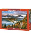 Puzzle Castorland de 500 piese - Sunrise over Sylvenstein Lake, Germany - 1t