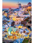 Puzzle Castorland de 1000 piese - Luminile din Santorini - 2t