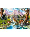 Puzzle Castorland de 70 piese - Animale  de padure - 2t
