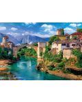 Puzzle Trefl de 500 piese - Old Bridge in Mostar Bosnia and Herzegovina - 2t