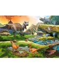 Puzzle Castorland de 100 piese - Lumea dinozaurilor - 2t