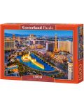 Puzzle Castorland de 1500 piese - Fabulosul Las Vegas - 1t