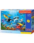 Puzzle Castorland de 200 piese - Lumea tropicala subacvatica - 1t