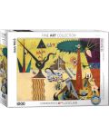 Puzzle Eurographics de 1000 piese – Campuri arate, Joan Miro - 1t
