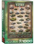 Puzzle Eurographics de 1000 piese – Istoria tancurilor - 1t