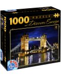 Puzzle D-Toys de 1000 piese - Tower Bridge, Londra - 1t