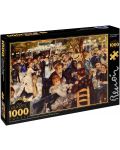 Puzzle D-Toys de 1000 piese - Bal in Moulin Duo la Galette, Pierre Renoir - 1t