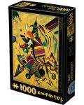 Puzzle D-Toys de 1000 piese – Puncte, Vasili Kandinsky - 1t