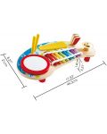Masa muzicala pentru copii Hape - 5 instrumente muzicale, din lemn - 6t