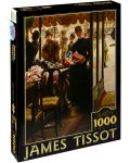 Puzzle D-Toys de 1000 piese – Fata in magazin, James Tissot - 1t