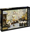 Puzzle D-Toys de 1000 piese – Maslenitsa, Boris Kustodiev - 1t
