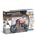 Constructor Clementoni Mechanics Laboratory - Motocicleta, 130 piese - 1t