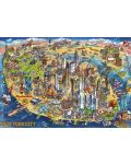 Puzzle Educa de 500 piese - Map of New York - 2t