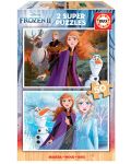 Puzzle Educa din 2 x 50 piese - Frozen 2 - 1t