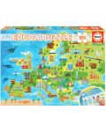 Puzzle Educa de 150 piese - Europa Map - 1t