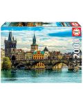 Puzzle Educa de 2000 piese - Views of Prague - 1t