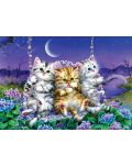 Puzzle Art Puzzle de 500 piese - Moonlight Swing Kittens - 2t