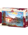 Puzzle Art Puzzle de 1000 piese - Sunset On New York - 1t