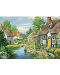 Puzzle Jumbo de 2 x 500 piese - Riverside Cottages Falcon - 2t