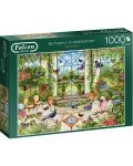 Puzzle Jumbo оde 1000 piese - Butterfly Conservatory - 1t