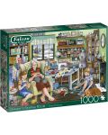 Puzzle Jumbo de 1000 piese - Atelierul de croitorie al bunicii, Fiona Osbaldstone - 1t