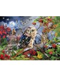 Puzzle Jumbo de 1000 piese - Owls in the Moonlight - 2t