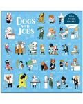 Puzzle Galison de 500 piese - Dogs With Jobs - 2t
