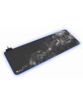 Mousepad gaming Genesis - Boron 500, XXL, RGB, gri - 6t